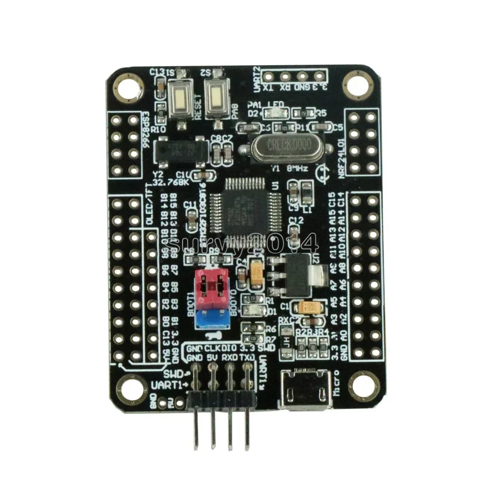 STM32F103C8T6 ARM Mini system Development Board STM32 Development Core Board DC 5V WIFI ESP8266/NRF24L01/WS1053 W5500 interface