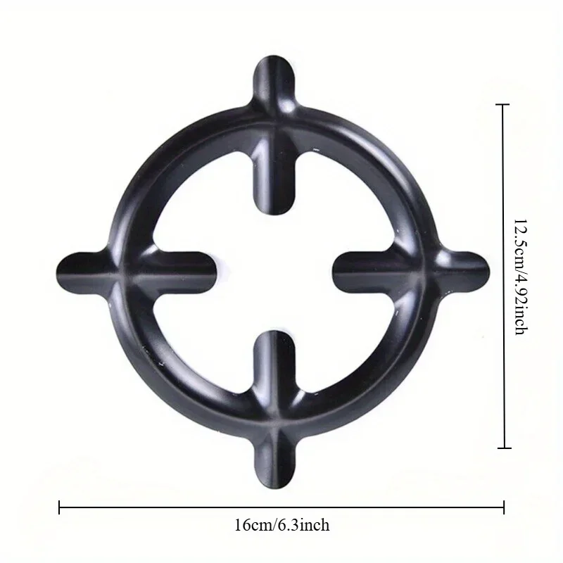 1pc stove gas ring pot reducer coffee ring bracket burner grate rack frying pan cast iron stove