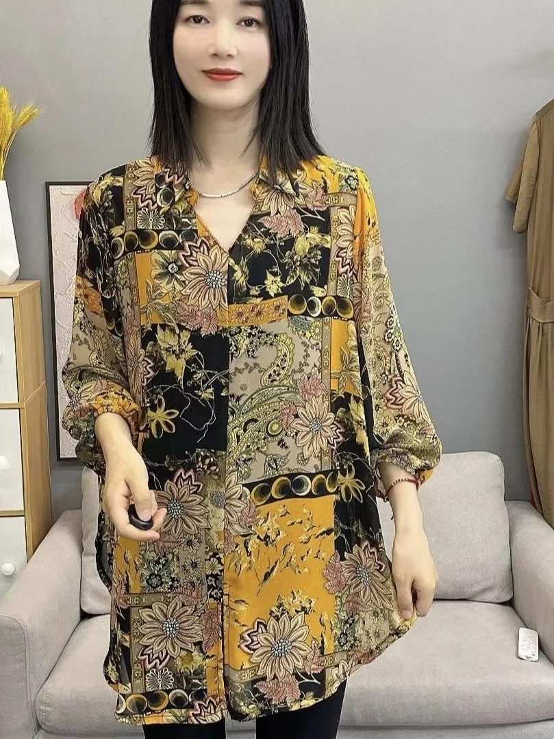 

Женское шифоновое пальто-накидка на осень, новинка, свободный крой, тонкое, модное, больших размеров, повседневное, из полиэфирного волокна, с длинными рукавами