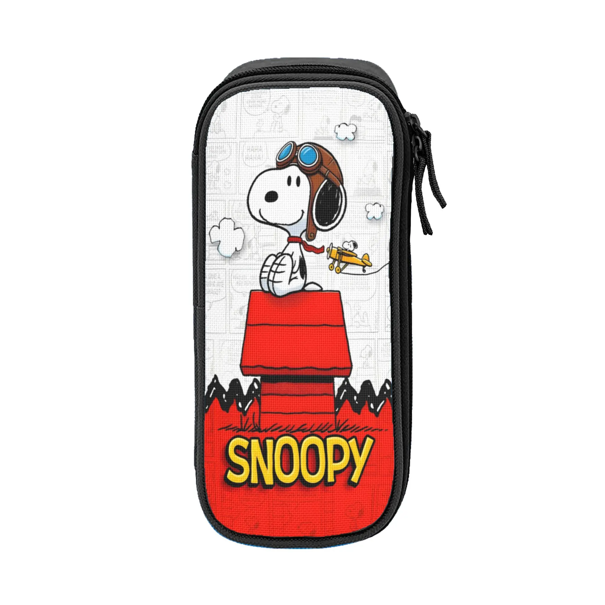

Snoopys cartoon dog Pencil Case Fashion Pen Box Pencil Bags Student Big Capacity Office Cosmetic Pencil Box