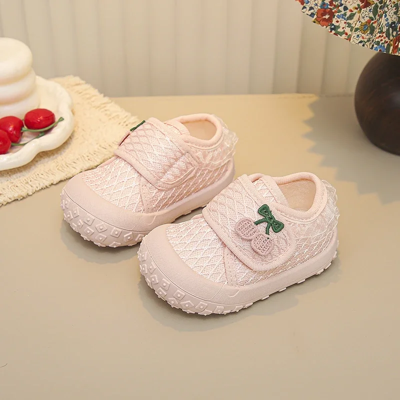 Baby Sports Shoes Toes Capped Anti-kicked Toddler Walking Shoes Soft Bottom 2026 Brand New Kids Casual Shoes Non-slip