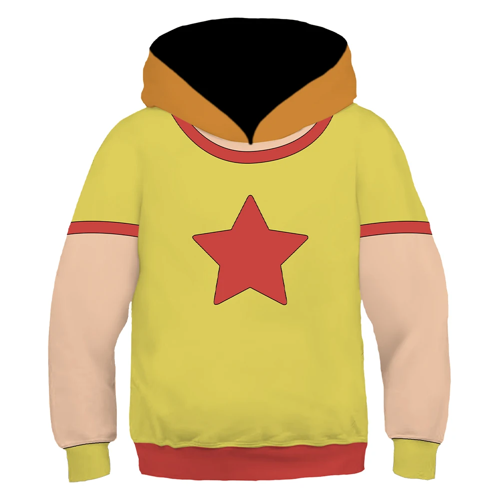 Cartoon Scott Cosplay Trekt Kinderen Scott Cosplay Boys Fantasie Hoodie Capuchon Kostuum Vermomming Sweatshirt Pullover