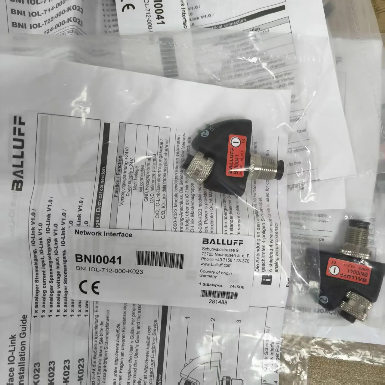 Imported Balluff BNI IOL-712-000-K023 signal converter, in stock, BNI0041