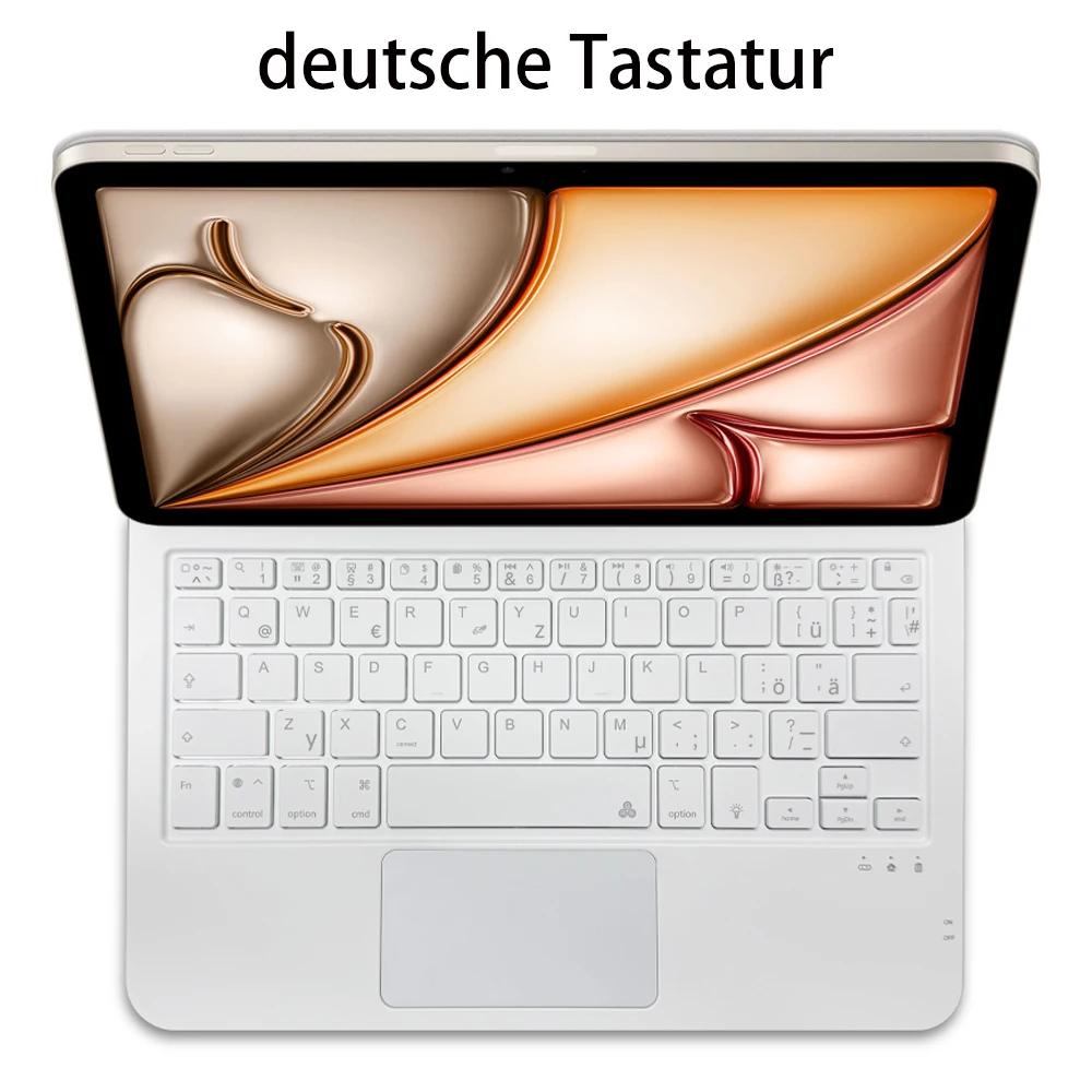 READ YYEAH Magic Keyboard für iPad 11. 10. Generation Hülle 2025 iPad A16 11. 11 Zoll A2696 A3354 A3355 A3356 Smart Magnetic Book Cover – Detail 17