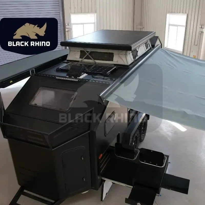 Outdoor Camping Off Road RV Hybrid Trailer for Campers for China Manufacturer Wohnmobil Hybrid Caravan Off Grid Trailer
