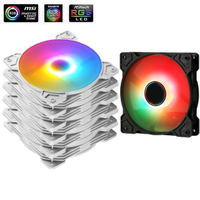 PC Computer Chassis Cooling Fan 6-Pin 120mm Silent DC 12V Rgb fan  Black/white Colors Are Available To Redefine Your Host Style
