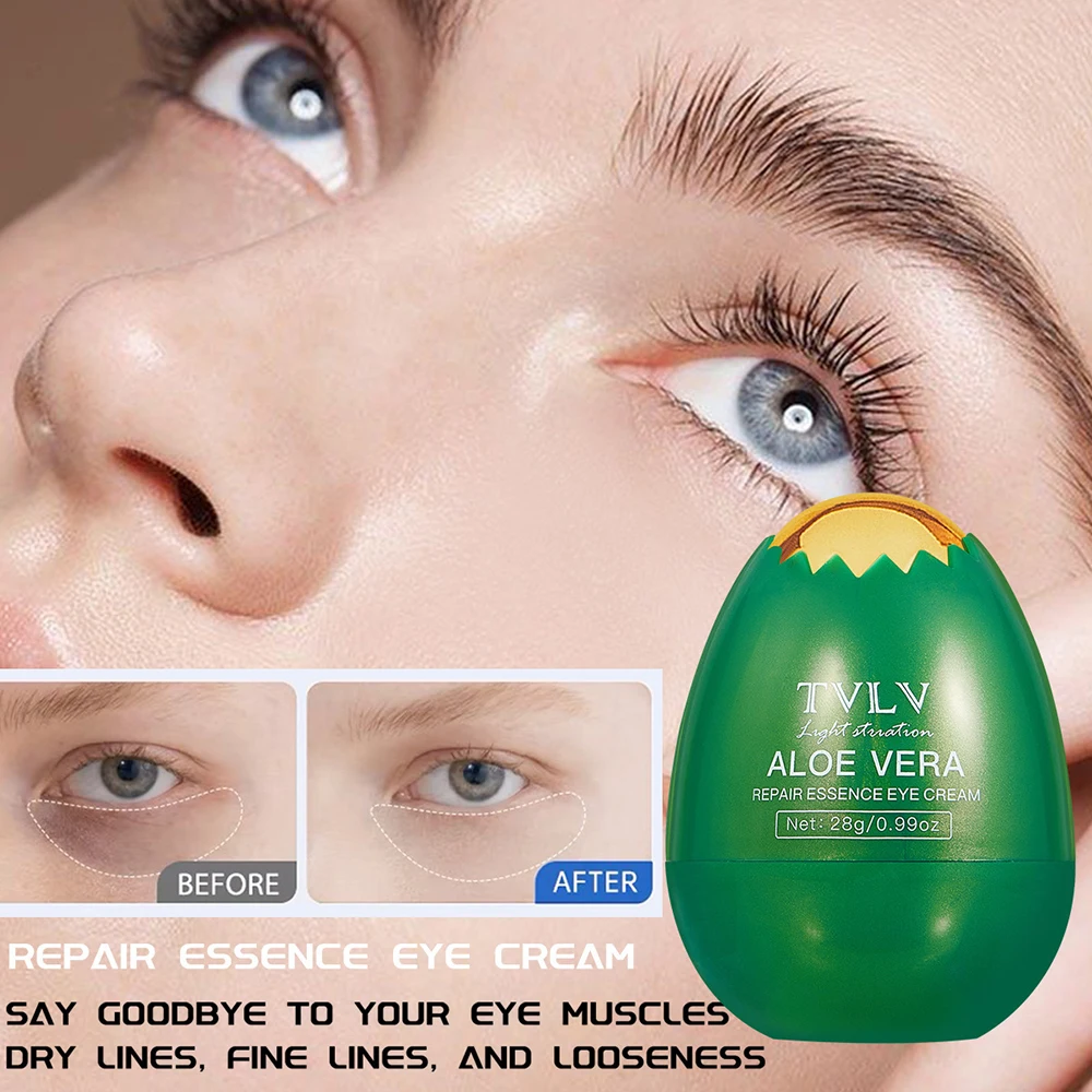 

Aloe Vera Moisturizing Eye Cream Tightening Llifting Eye contour Reduce Eye bags dark circles removal Eye Care Serum skincare