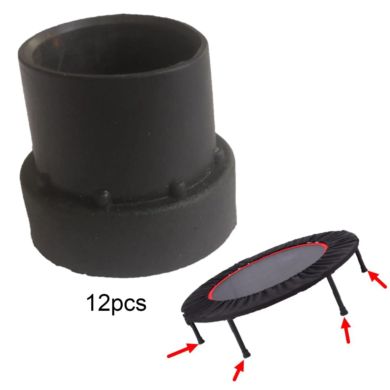 PP Plastic Trampoline Pole Caps Guard Rod End Cap for Trampoline Poles Spare Parts Accessories