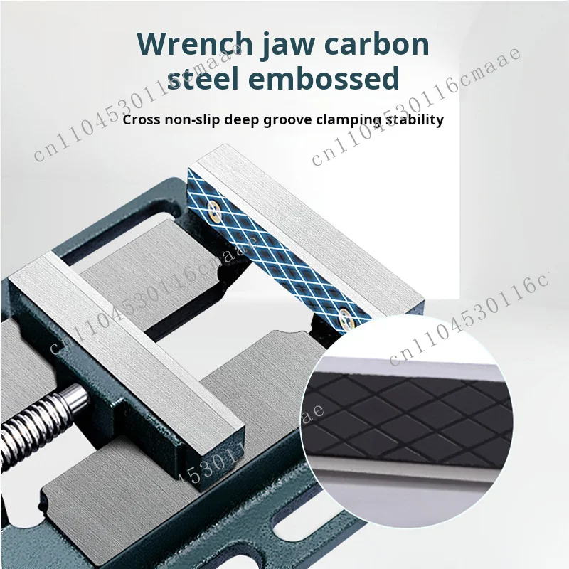 Household Small Vise Fixed Bench Pliers Drilling Pliers 2.5/3/4/5/6 Inch Clamp Flat Nozzle Pliers