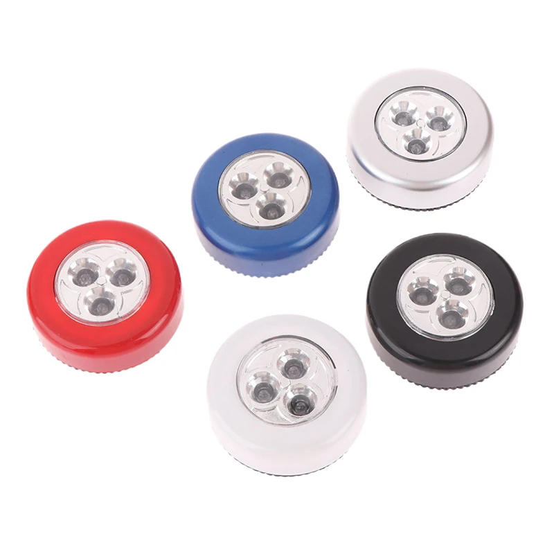 Wardrobe Bedroom Stairs Mini Touch Control Night Light Kitchen Wireless LED Cabinet Light Battery Powered Closet Light