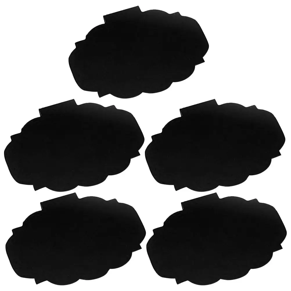 

5 Pcs Price Display Board Tag Basket Bin Label Clip on Detachable Mini Blackboard Plastic Chalkboard Labels Reusable Home