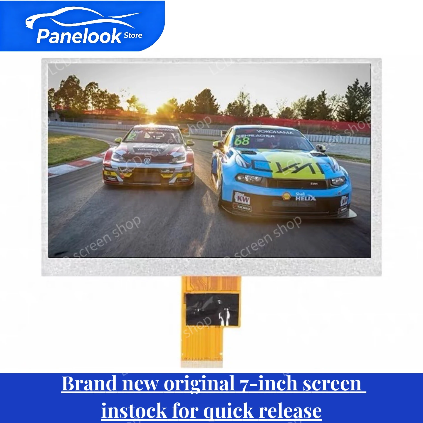 Brand-New, Genuine 7-inch LCD Display, Wide-Temperature Industrial Control Screen, ZJ070NA-01P