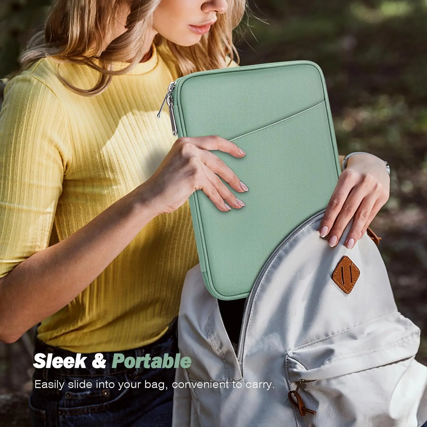12.9인치 태블릿 슬리브 가방, 13인치 뉴 아이패드 프로 M4 & 에어 M2 2024, 아이패드 프로 12.9인치 M2&M1, 갤럭시 탭 S8+/S9+ 호환