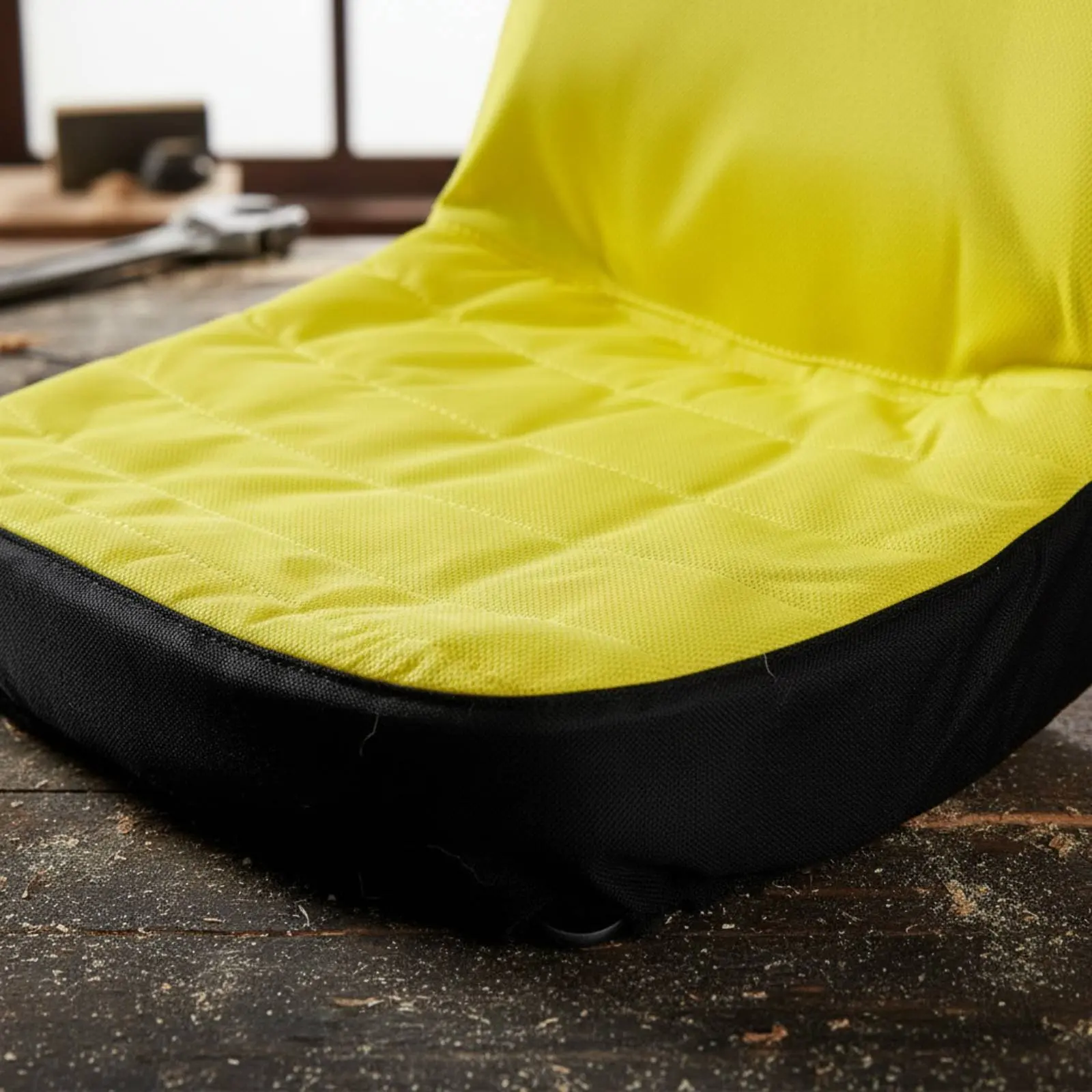 

Riding Lawn Mower Seat Cover Drainage Holes Mower Seat Cover Garden Machine Accessory Heavy Duty Elastic Fit for Gardening