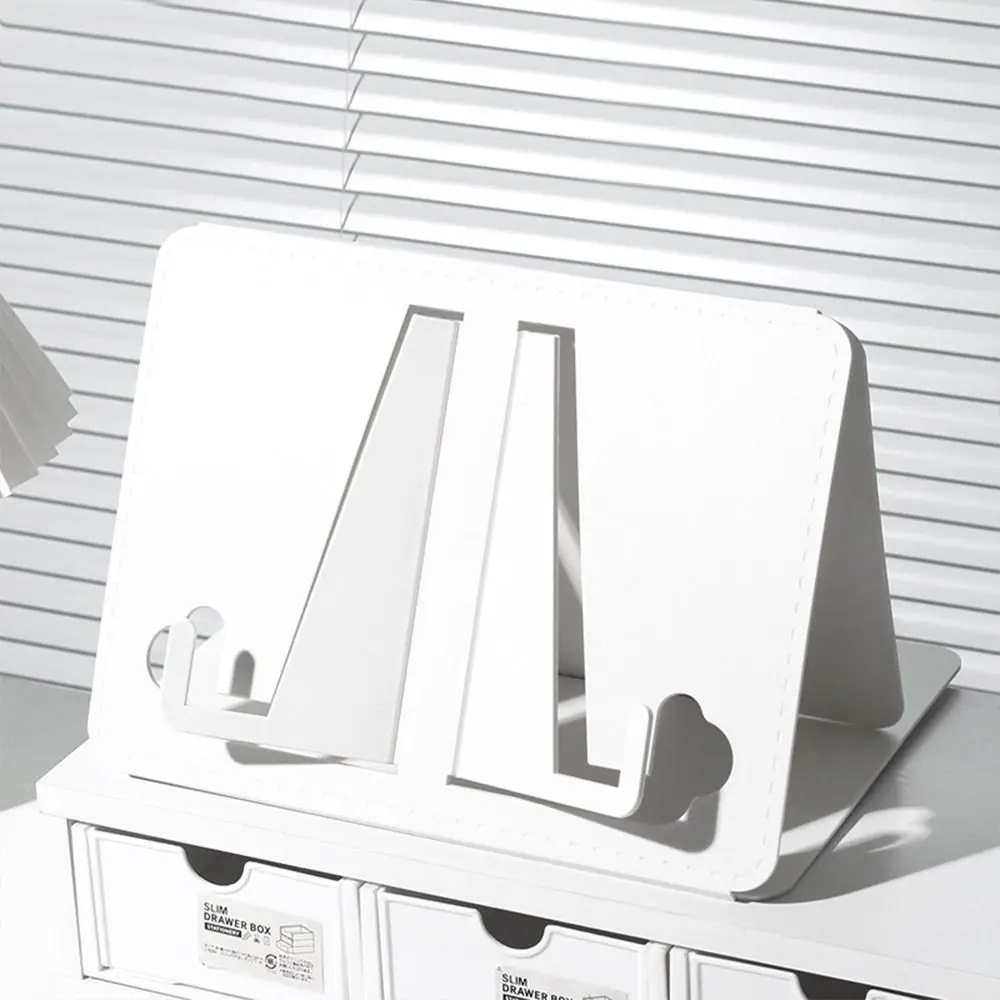 Ins Rak Baca Portabel Skor Musik Lipat Buku Berdiri Meja Resep Rak Buku Organizer