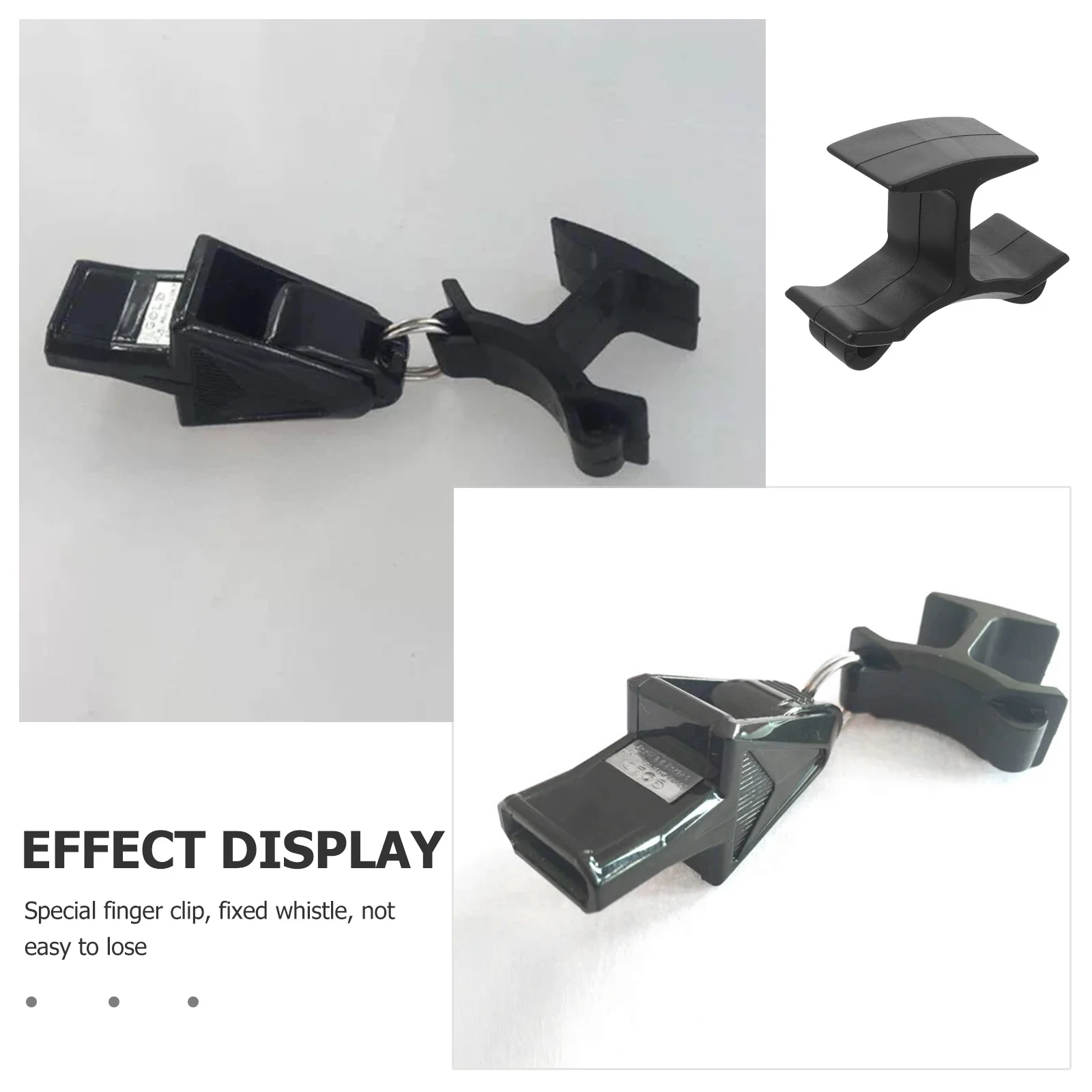 

4Pcs Plastic Whistle Finger Grips Portable Durable Trainer Linesmen Accessory Sports Referee Whistle Holder Outdoor