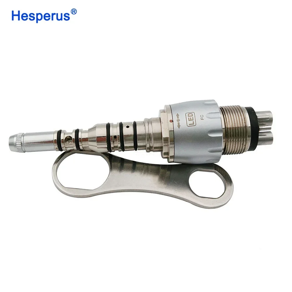 den tal Coupler for Kavo Fiber Optic Handpiece 460 LED Coupler 6 Holes Quick Coupling Coupler Adaptor