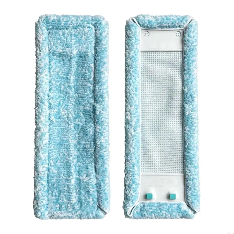 Flat Cleaning Head Covers, 4 Washable Cloths with Four Corner Hook for Routine Dry Debris Pickup and Wet Household Surfaces 87HA