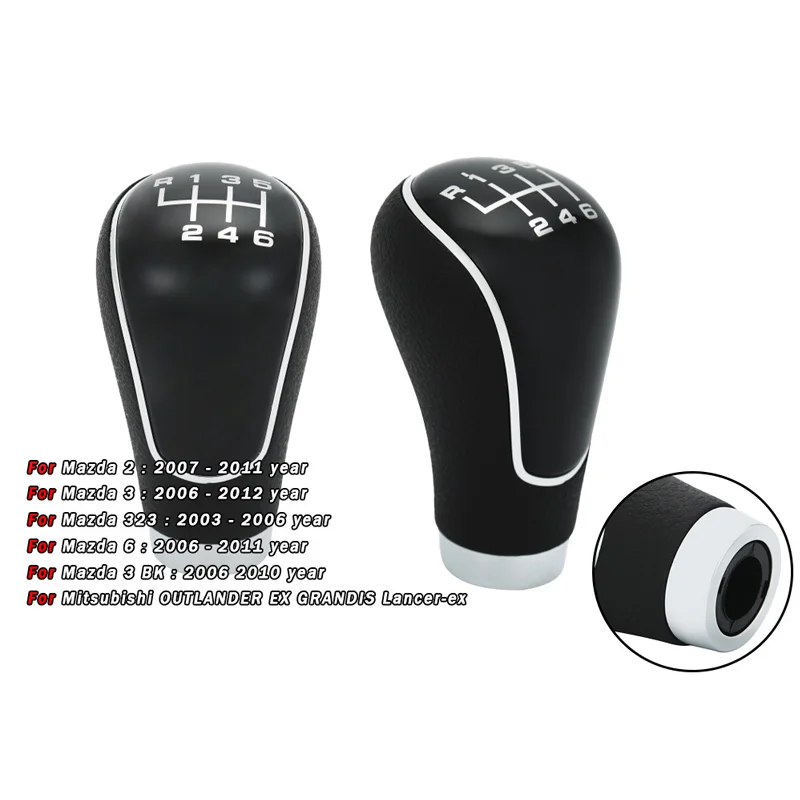 For Mazda 10 thread thread car gear head car gear handle shift handball 5/6 gear universal model