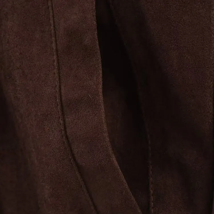 패셔너블한 레트로 또는 인조 가죽 재킷 여성용 루즈핏 가을 신상 슬레 JNLEAOG 폴리에스터 섬유 지퍼 클로저 코트