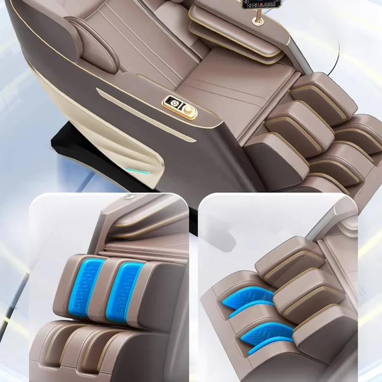 Best Zero Gravity Electric Cheap Price Back Shiatsu Kneading Full Body SL Track Recliner Spa Zhouqi Massage Chair