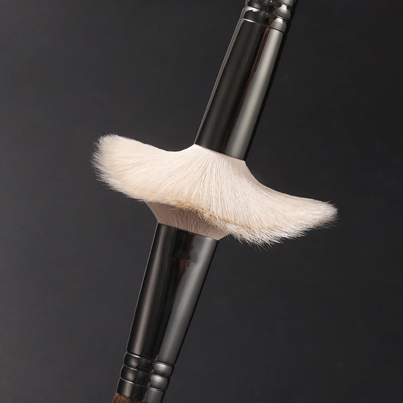 1 pz pennello per trucco per capelli animali set completo pennelli per labbra pennello per ombretto pennello per trucco morbido strumenti di bellezza pennello per sbavature singolo