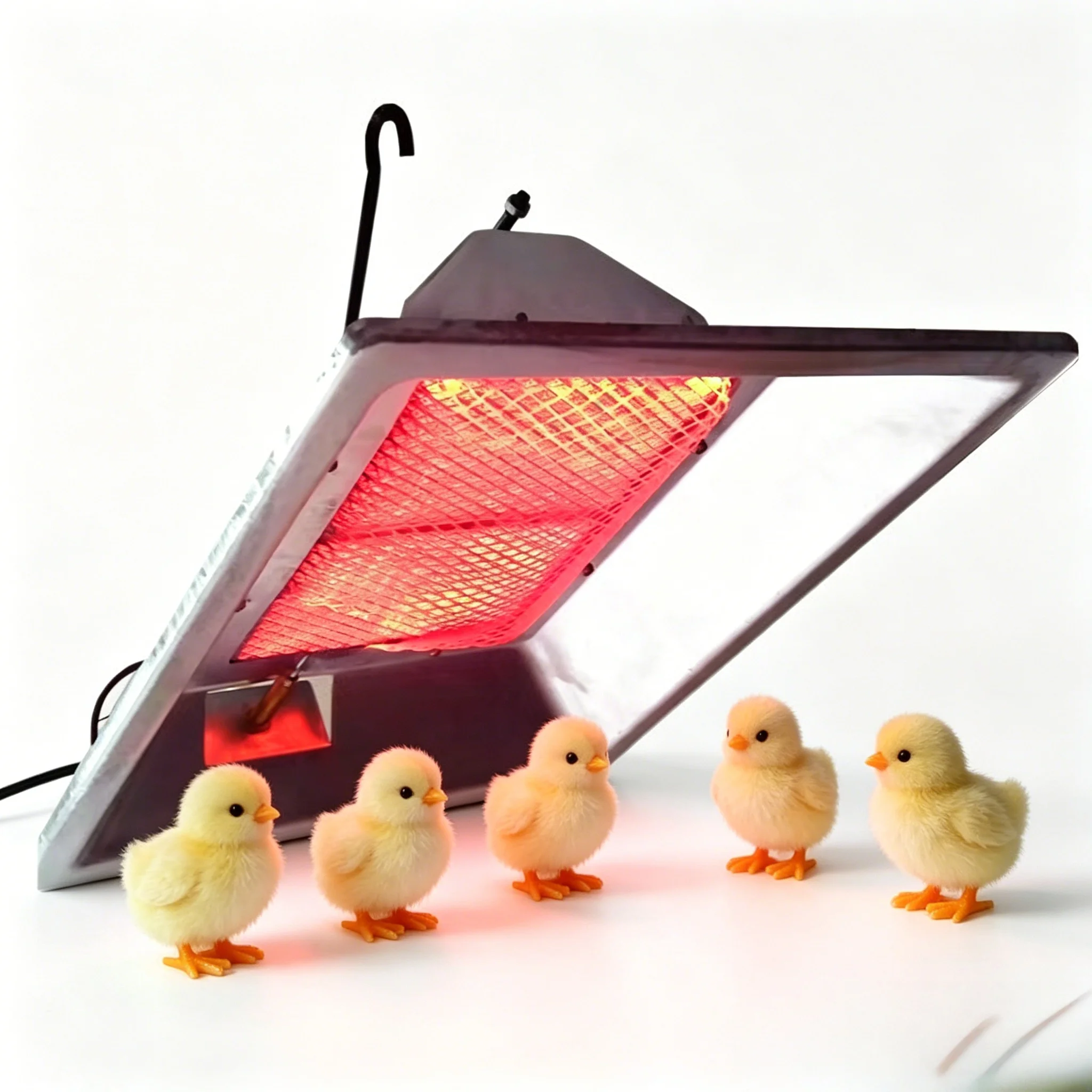 Infrared Heater 220V, High Power Gas Brooder, Galvanized for Chicken and Pig Breeding, Manual Control, Farm Heating Equipment