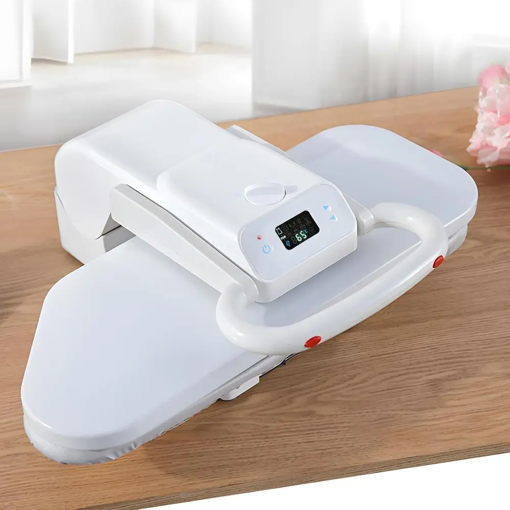 

1200W Steam Pror Clothes, 20” Digital Steam Prhine with LED Sn and Steam Burst, Large Ironing Surace or Home and Commercial Use,