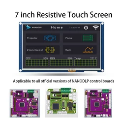 3d Printer Accessories HMI 7.0 Inch Resistive Touch Screen 7 inch Suitable For LCD/DLP/SLA NANODLP