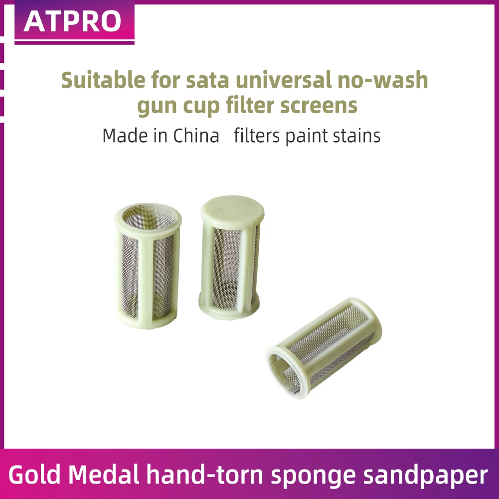 

Suitable For SATA Spray Gun Filter Screens Built-in Direct-spray Can Paint Stain Filters Universal Gun Can Filter Screen Funnels
