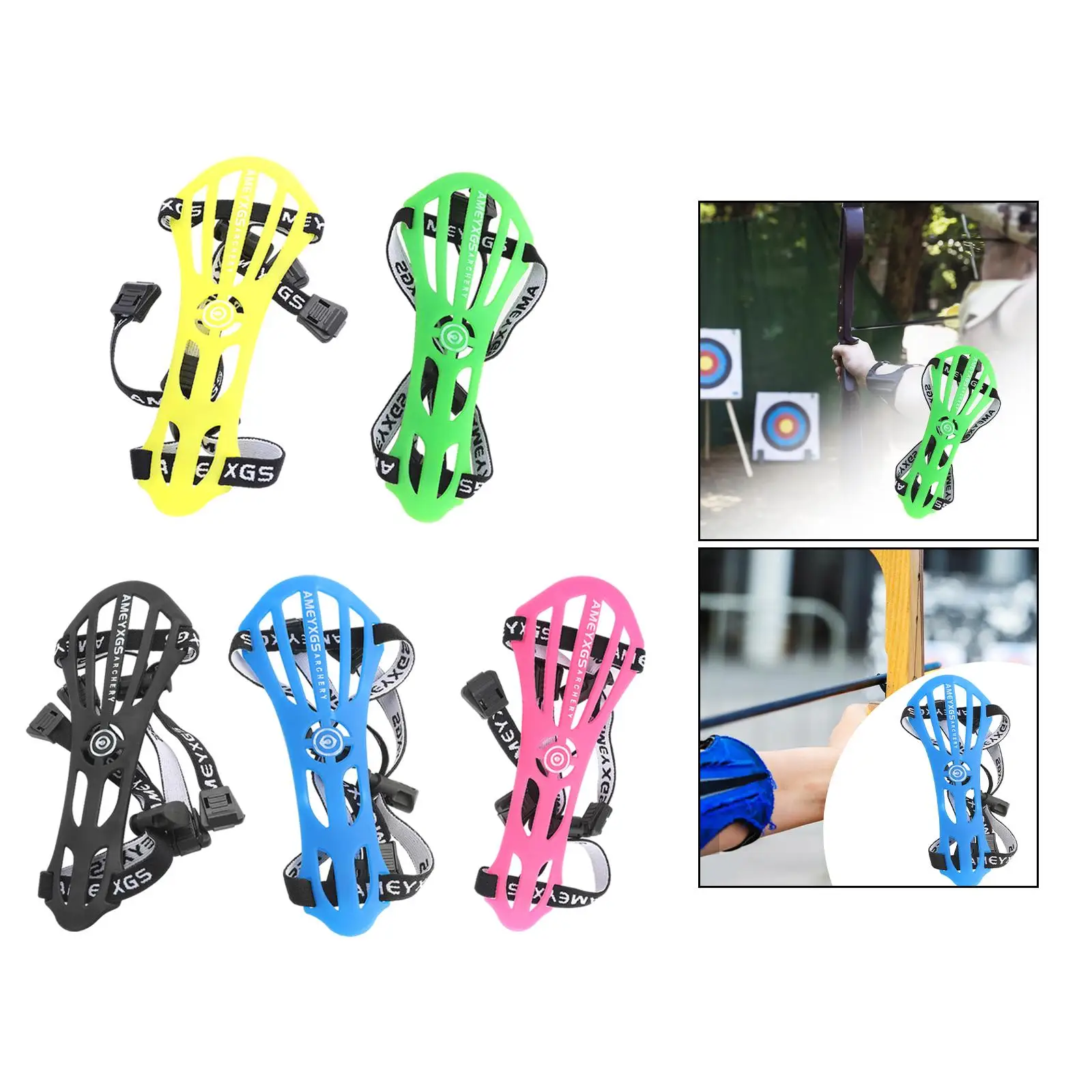 

Lightweight PP Archery Arm Guard Ergonomic Forearm Protector for Outdoor Target Practice and Shooting