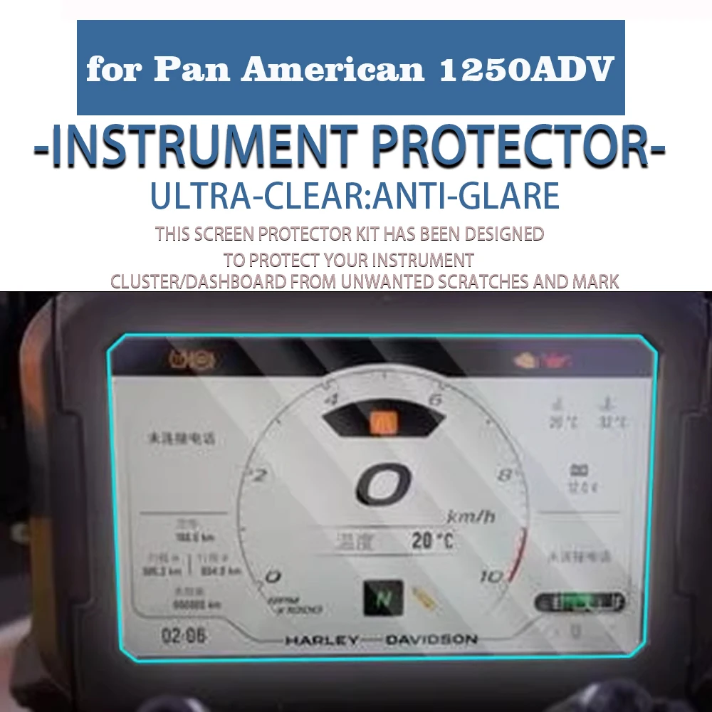 For Harley Pan American 1250ADV Instrument film transparent protective film modified accessories