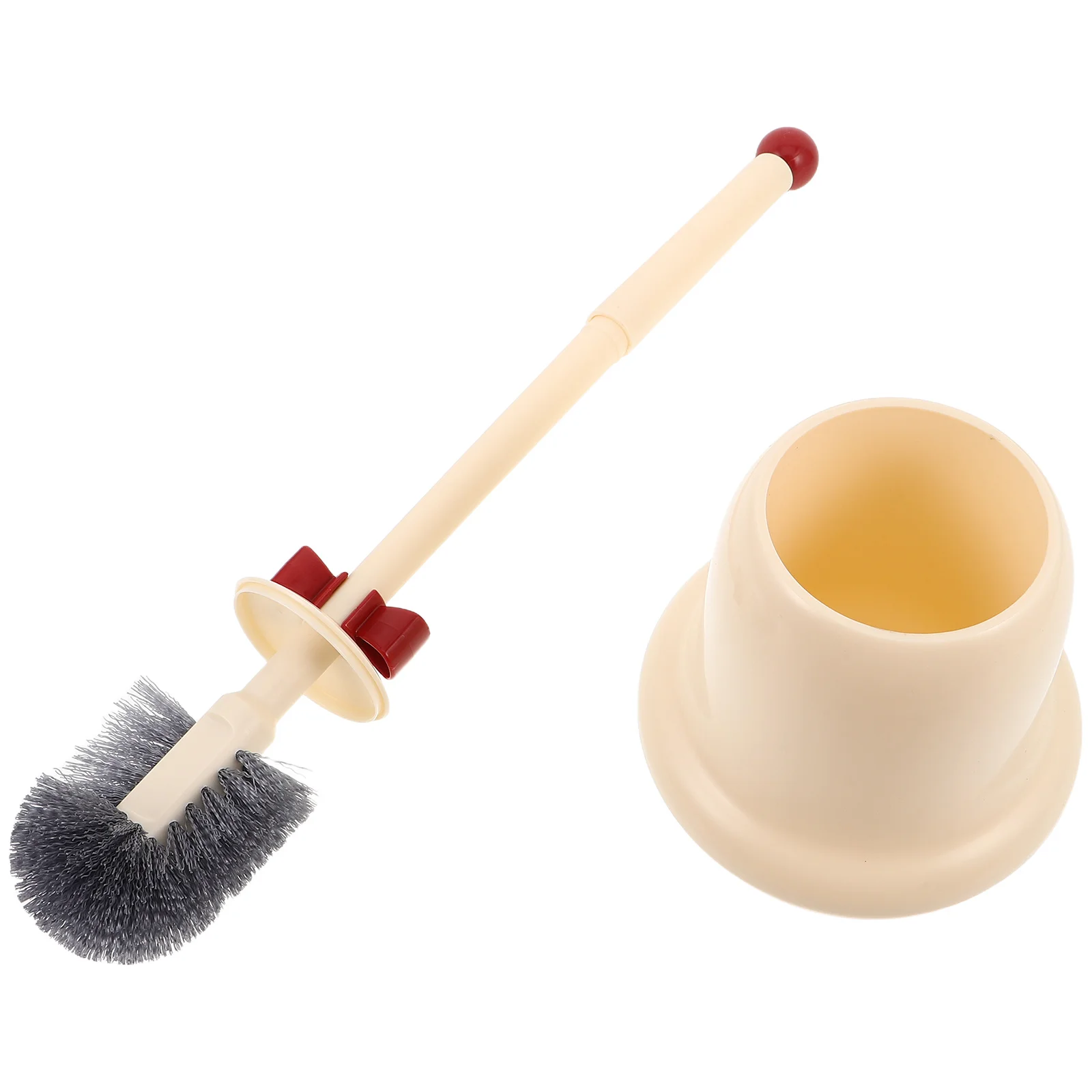 

Bell Shaped Brush Plastic Long Handle Bowl Scrubber Modern Creative Toilet Brush Bathroom Cleaning Tool Household Necessity
