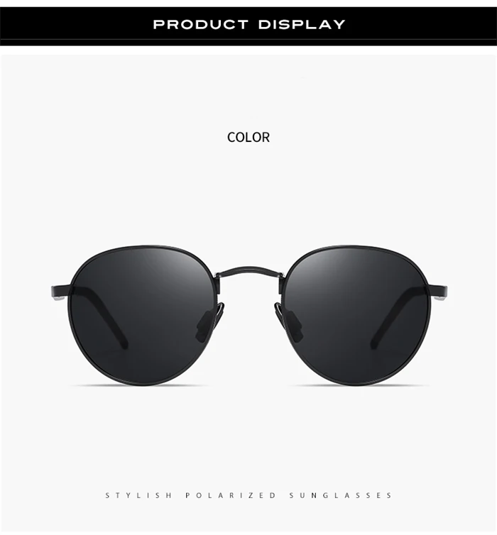 0-0,5-0,75 bis -6,0 Vintage Runde Myopie Sonnenbrille Männer Polarisierte Metall Anti-glare Miopie Rezept Sonnenbrille für Mann – Detail 13