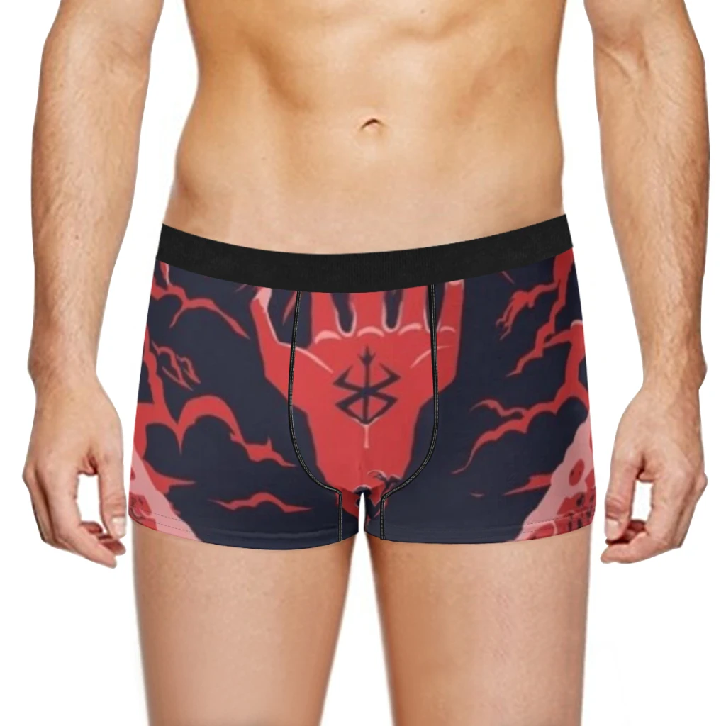 Berserk-Boxer respirant pour homme, sous-vêtement masculin