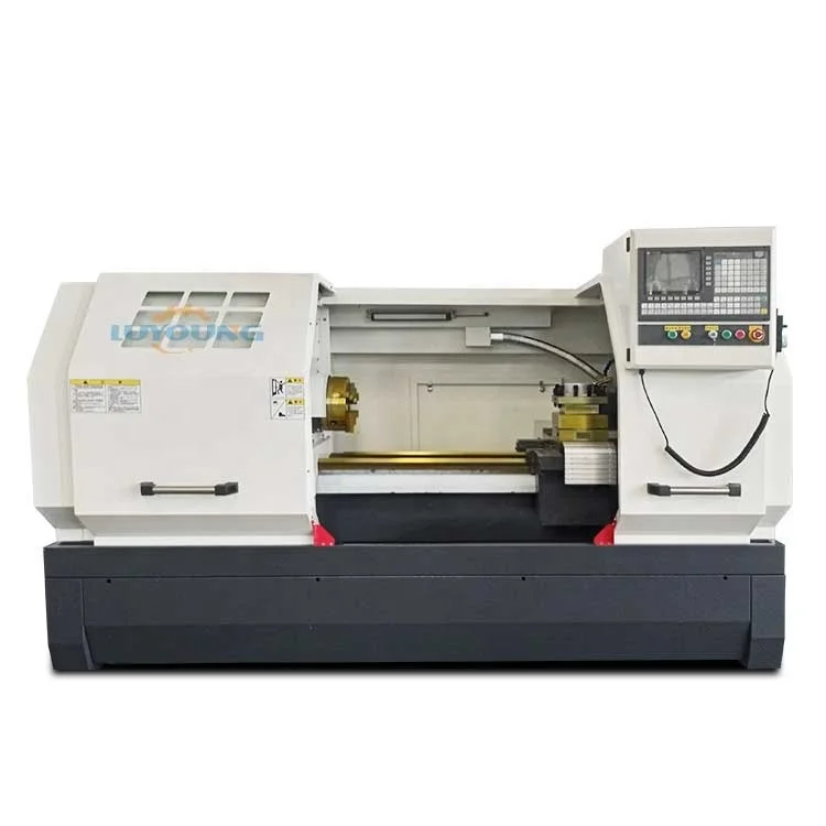 High Precision Tool Turret Germany Standard Automatic Ck6136 Fanuc Control CNC Swiss Lathe Hine