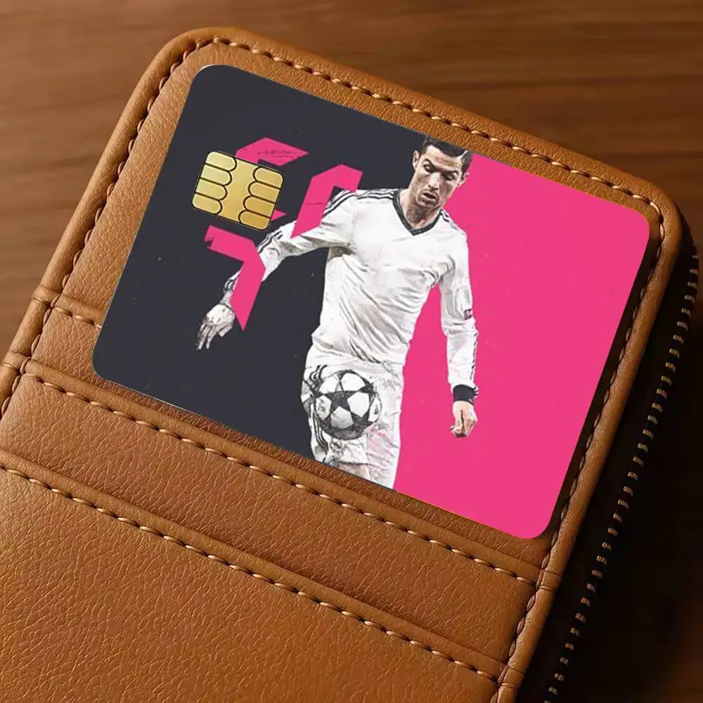 sportstar C-C.R-Ronaldo Sticker Film Tape Skin for Credit Card Debit Card Waterproof Stickers view 4
