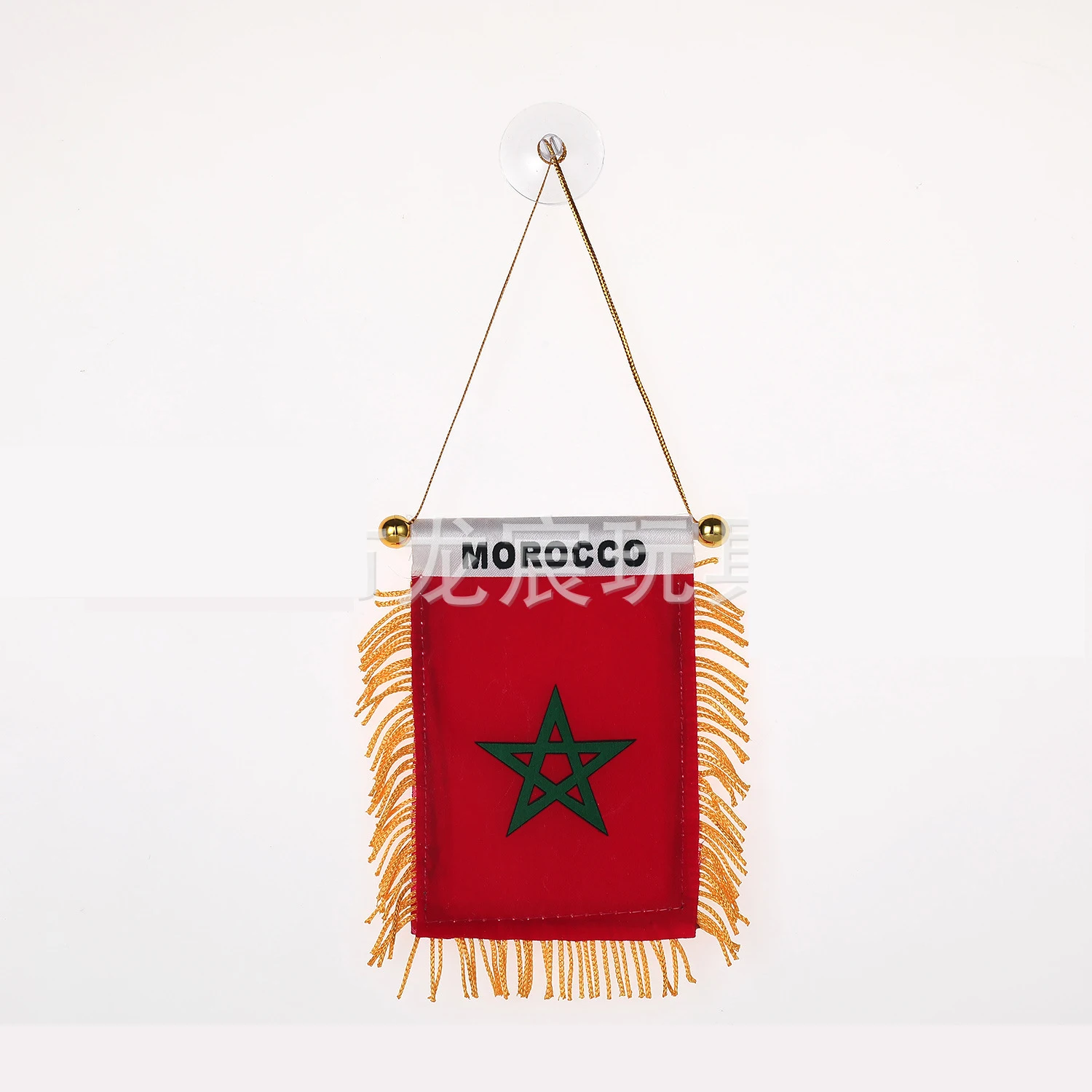 

Wholesale Morocco Car Window flag 8*12cm Polyester double side printed Morocco Hanging pennant Flags Morocco Mini flag