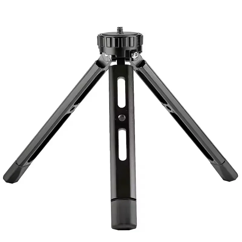 Mini trípode de Metal con tornillo de 1/4 pulgadas para cámara, videocámara, proyector, escritorio, mango de aleación de aluminio, trípode para DJI Insta360 X5 GoPro