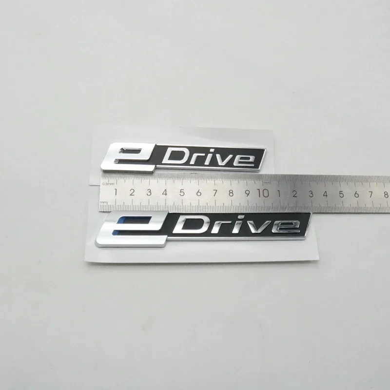 eDrive Emblem Car Side Fender Sticker Rear Tail Letter Badge Trunk Logo For X1 X2 X3 X4 X5 X6 X7 i8 i3 e Drive Auto Accessories
