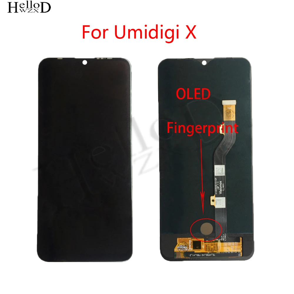 

6.35inch Tested LCD Display For UMI Umidigi X LCDs Touch Screen Digitizer Assembly For Umi X LCD Replacement +Tools