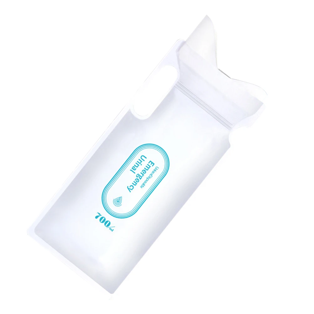 

4pcs 700Ml Unisex Urine Large Capacity Leakproof Pee For Travel Outdoor Portable Vomit Bags Emergency Stool Bags Sealable
