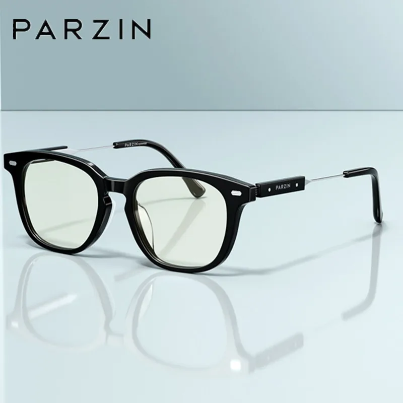 

PARZIN Prescription Glasses Frame Men Women Optical Myopia Eyeglasses Frame Gaming Computer Goggles Spectacles Eyewear 15835