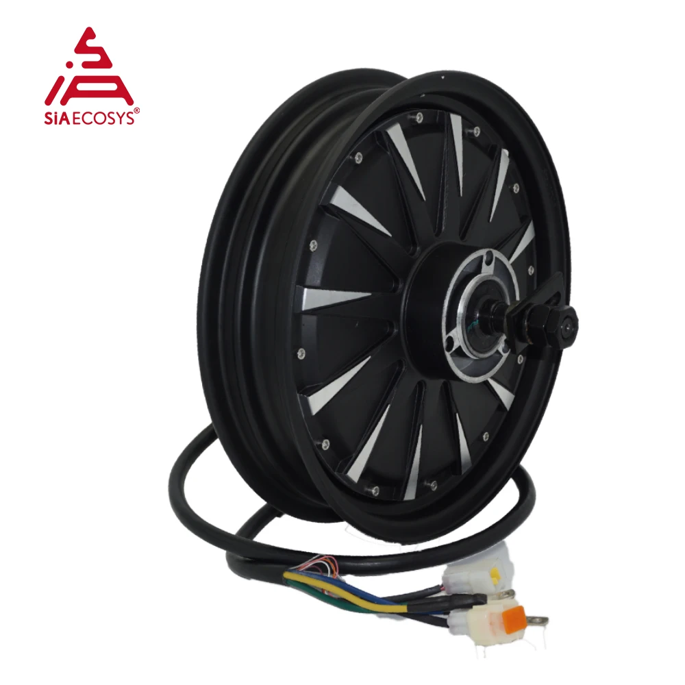 

QS Motor 3000W 12x2.5inch 260 40H V1.3 In-Wheel Hub DC Motor for Electric Motorcycle 48-72V 75-80KPH New Condition