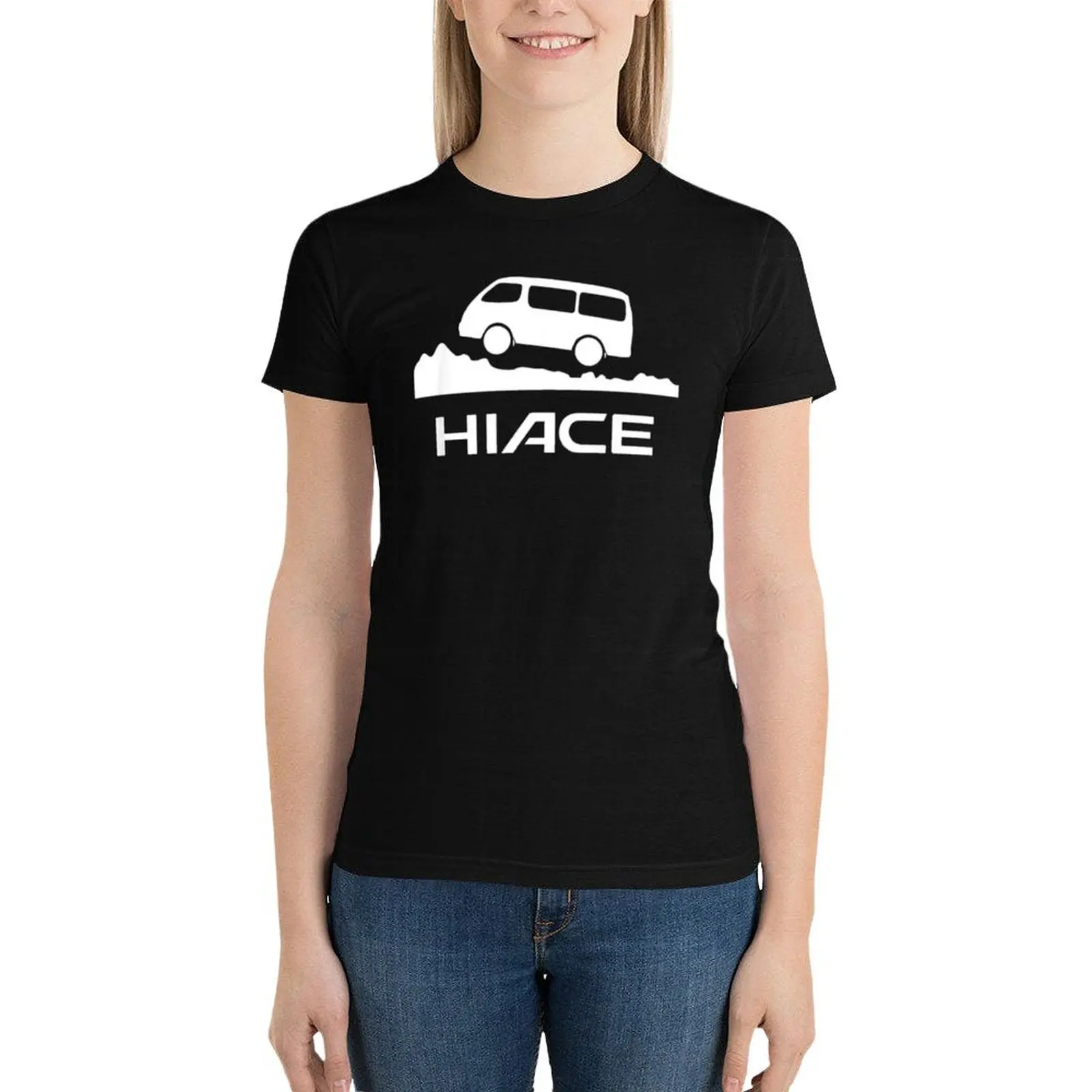 

Hiace Japanese Van Gift T-Shirt shirts graphic tees hippie clothes tops rock and roll t shirts for Women