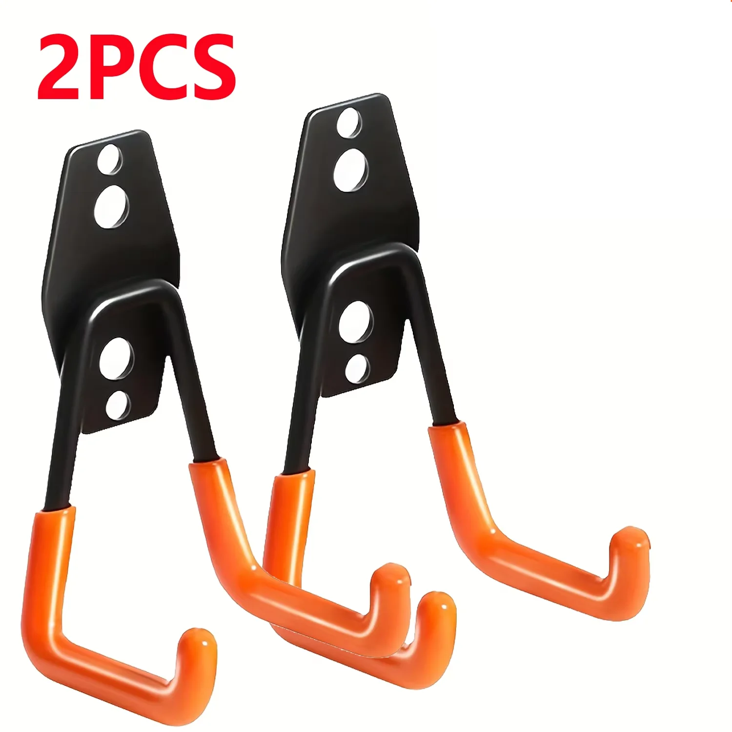 1PC Heavy Duty Metal Hook Wall Mount Bicycle Hanger Hooks Wall Mount Anti-slip Storage Hook Garage Storage Too Garage Organizer