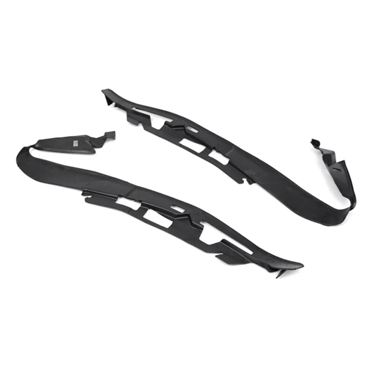 1 Pair Front Bumper Headlight Sealing Strip Headlight Gasket Upper Bracket Cover Fit for F10 F11