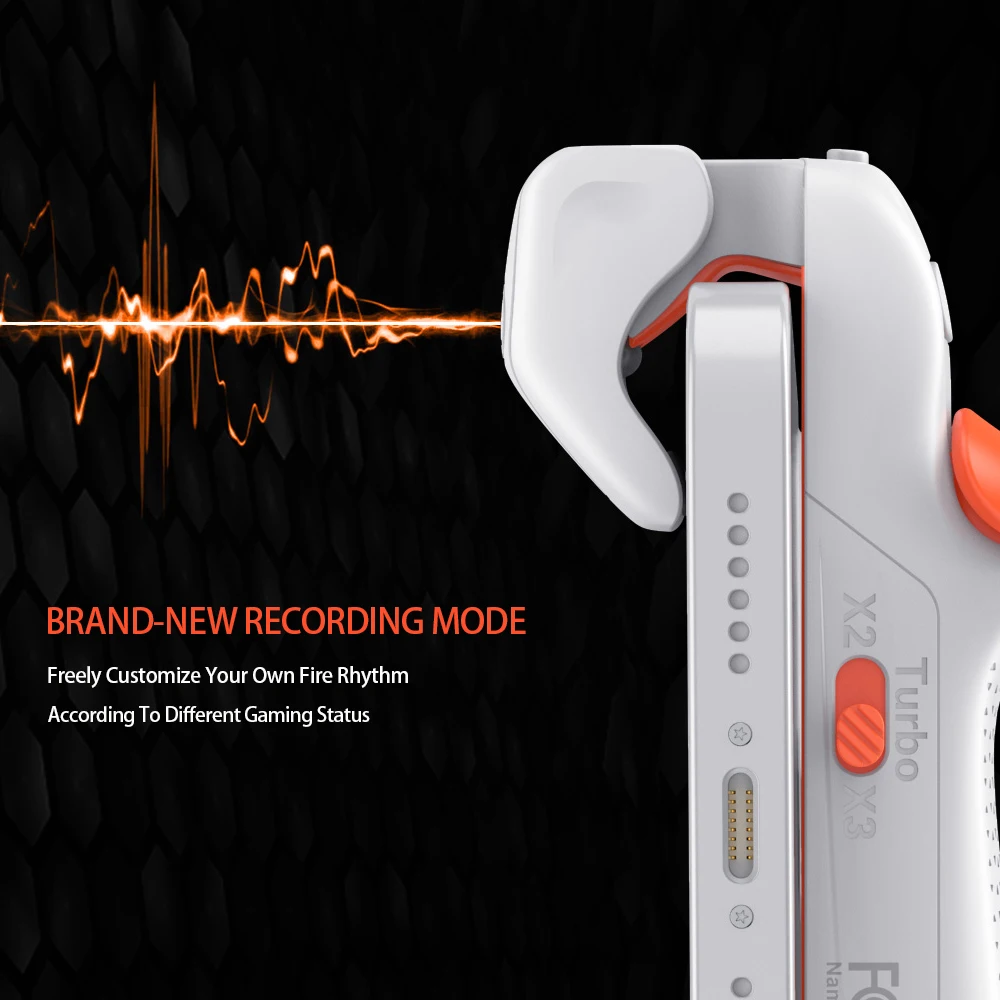 BIGBIG WON M1 Mobile Shooting Gaming Vibration Button Triggers for Gamepad Pubg Game Controller Extended Handle iPhone Joystick