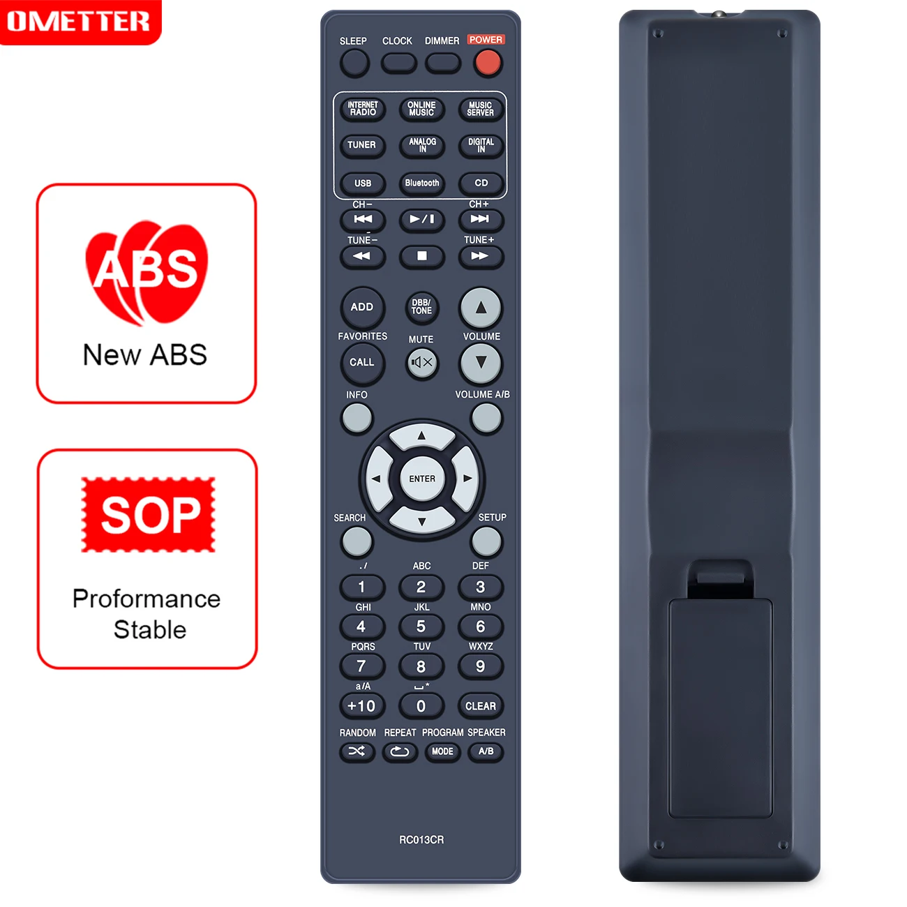 Bluetooth RM-CR611 (Armarantz rc013cr rc015c) 用のリモコン,コンパクト,ネットワークCDレシーバー