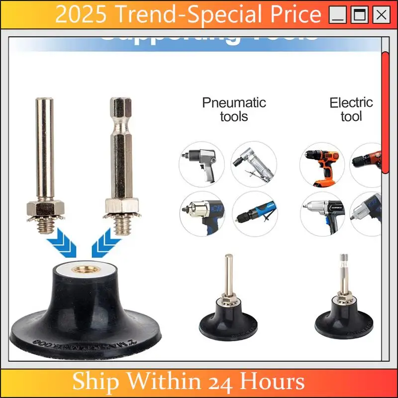 

A61Z Deals 40 Pcs Quick Change Discs Set 2 Inch A/O Sanding Discs Kit With 1/4 Inch Holder, Surface Conditioning Discs For Grind